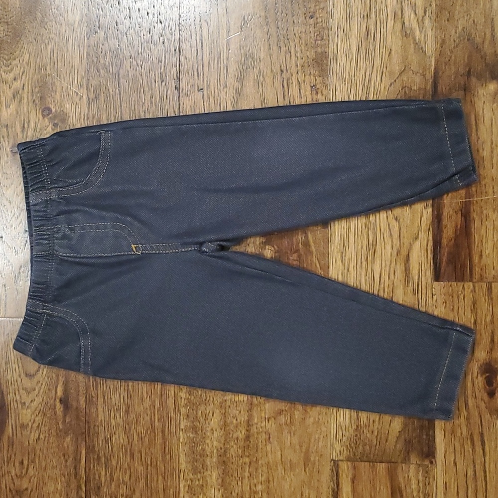 Carter's unisex baby dark elastic waist jeans size 9M